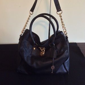 Michael Kors Leather Hamilton Hand/Shoulder Bag